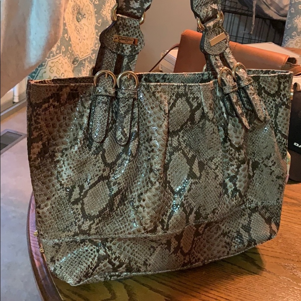 Jessica Simpson snakeskin purse